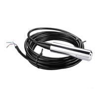 Regolatore di pressione a immersione 4-20 mA, sensore di livello IP68 in acciaio inox, DC12-32 V, per serbatoi di acqua di fuoco, acque reflue e industrie, campo di misurazione 0-5 m (5 metri)