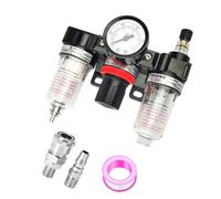 Regolatore di pressione, AC2000 Filtro for trattamento della fonte d'aria Separatore acqua olio Kit regolatore filettato 1/4 PT 1 pezzo(AC2000 maschio)(AC2000 PC4 02)