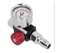 Regolatore di pressione. Accessori For Utensili Pneumatici, Pistola For Verniciatura A Spruzzo, Regolatore Di Pressione 'aria, Manometro, Valvola Di Regolazione A Pressione Con Connettore(Red)