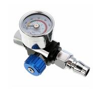 Regolatore di pressione. Accessori For Utensili Pneumatici, Pistola For Verniciatura A Spruzzo, Regolatore Di Pressione 'aria, Manometro, Valvola Di Regolazione A Pressione Con Connettore(Blue)