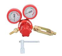 Regolatore di Pressione Acetilene, 8mm Porta di Ingresso, Doppio Display, Riduttore di Pressione Acetilene Antiurto per Raccordo del Gas di Saldatura