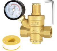 Regolatore Di Pressione Acqua 1/2 Pollice DN15 Con Manometro Pressione Acqua 100