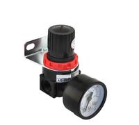 Regolatore di pressione 'aria 1/5/20PCS, valvola di regolazione del compressore limitatrice di pressione regolabile AR2000 G1/4 in lega di alluminio con staffa(AR2000 w BT 6mm,5 Pcs)