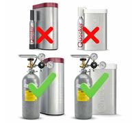 Regolatore di pressione CO2 Neues Wasser Group con connettore - Pressione regolabile standard UE per tutte le bottiglie riutilizzabili di CO2 standard - Adatto per Quooker Cube