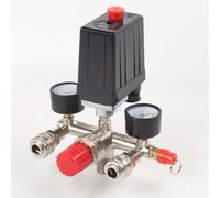 Regolatore di Pressione, Compressore d'Aria, Valvola di Pressione con Connettore - Accessori per Compressori d'Aria