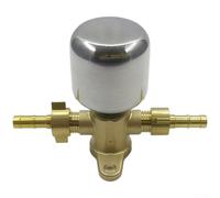 Regolatore di pressione da giardino con base in rame, kit stabilizzatore di pressione per spruzzatori elettrici, accessorio portatile per serbatoi agricoli (rame)