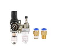 Regolatore di pressione del filtro 'aria del compressore, separatore pneumatico 'olio e 'acqua, pompa di drenaggio manuale, alimentazione AC2010-02(AC2010-02 with PC6mm)