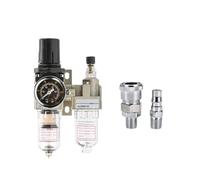 Regolatore di pressione del filtro 'aria del compressore, separatore pneumatico 'olio e 'acqua, pompa di drenaggio manuale, alimentazione AC2010-02(AC2010-02 with SMPM20)