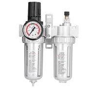 Regolatore di pressione del filtro dell'aria Kit manometro separatore trappola olio acqua in lega di alluminio Ingegneria meccanica (SFC200)