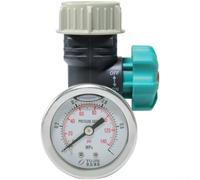 Regolatore di pressione dell'acqua del sistema di gocciolamento del giardino con manometro analogico per il controllo stabile del flusso in uso esterno