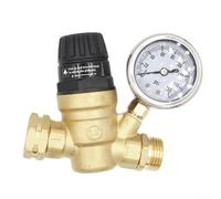 Regolatore di pressione dell'acqua per camper, regolatore di pressione dell'acqua da 3/4 '' con manometro, per camper, rimorchi e sistemi idraulici