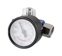 Regolatore di pressione dell'aria regolabile da 35,5 cm con manometro in tempo reale per vernice spray e utensili ad aria
