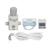 Regolatore di pressione dell'aria Regolatore di aria compressa in miniatura ABS con manometro con display digitale per apparecchiature e tubazioni dell'aria compressa