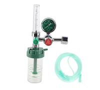 Regolatore di pressione dell'ossigeno, regolatore del flusso d'aria 0-100mpa, misuratore del riduttore della pressione del gas dell'ossigeno professionale, misuratore di portata in lega di alluminio R