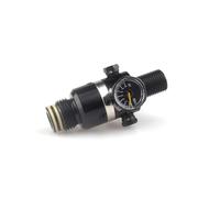 Regolatore di pressione girevole for ricarica bombola di gas, adattatore for connettore morbido for bombola d'aria, valvola for accessori for acquari da immersione con CO2(Output 850psi 18UNF)