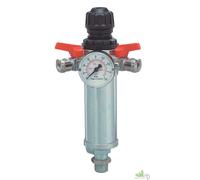 REGOLATORE DI PRESSIONE MANOMETRO PER COMPRESSORE ARIA 2 RUBINETTI RIDUTTORE