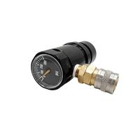 Regolatore di pressione mini CO2 AIR Reg for bombola G1/2-14 con spina Foster USA, manometro da 300 PSI regolabile da 40 a 200 PSI(Regulator Only)