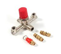 Regolatore di pressione a Doppia Uscita, Valvola di Controllo Della Pressione Accessori Compressore Aria per Compressori Adatto