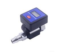 Regolatore di pressione per compressore d'aria con manometro digitale e separatore di umidità, 150 PSI, 1/4" NPT, blu