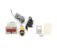 Regolatore di pressione, Pressostato 2 Pezzi, Contatore Elettronico Display Digitale Automatico 220 V Induzione Industriale Punzone Punto Intelligente JDM11-6H 24 12,per pistola a spruzzo(2m(E3F-R2))