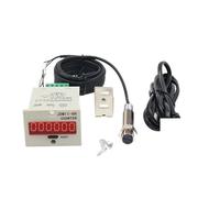 Regolatore di pressione, Pressostato 2 Pezzi, Contatore Elettronico Display Digitale Automatico 220 V Induzione Industriale Punzone Punto Intelligente JDM11-6H 24 12,per pistola a spruzzo(8CM(HE3F))