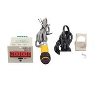 Regolatore di pressione, Pressostato 2 Pezzi, Contatore Elettronico Display Digitale Automatico 220 V Induzione Industriale Punzone Punto Intelligente JDM11-6H 24 12,per pistola a spruzzo(30CM(E3F))