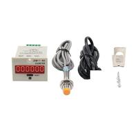 Regolatore di pressione, Pressostato 2 Pezzi, Contatore Elettronico Display Digitale Automatico 220 V Induzione Industriale Punzone Punto Intelligente JDM11-6H 24 12,per pistola a spruzzo(4mm(LJ12))