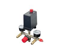 Regolatore di pressione, Pressostato 2 Pezzi, Controller Compressore D'aria 20A 220V, Gruppo Pompa 0,5-0,8MPA 5-8BAR 90-120PSI,per