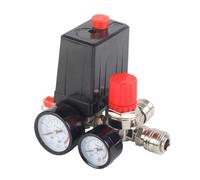 Regolatore di pressione, Pressostato 2 Pezzi, Controllo Pompa Aria, Valvola 0-180 PSI Con Manometro, Regolatore 240 V, Compressore,per pistola a spruzzo(20A)
