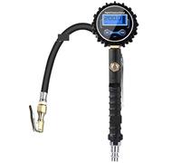 Regolatore di pressione, Pressostato 2 Pezzi, Tester Compressore D'aria LCD Gonfiatore Pneumatici 200PSI Digitale,per pistola a spruzzo