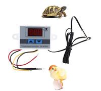 Regolatore di temperatura AC220V, termostato digitale ad alta precisione Interruttore regolatore di temperatura con sonda per incubatore per rettili frigorifero per produzione