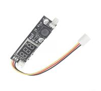 Regolatore di temperatura della ventola per PWM 12 V DC per ventola con controllo automatico della velocità 20-100% e riduzione del rumore, sensore di temperatura manuale 50K B3950, protezione da