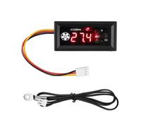 Regolatore di Temperatura Della Ventola PWM, Regolatore di Velocità, Display Digitale A LED, Misuratore di Velocità Della Temperatura con Sensore di