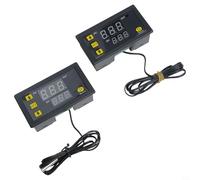 Regolatore di temperatura digitale, 2 pezzi, W3230 AC 5V12V24V con sonda sensore per una gestione affidabile della temperatura nelle camere di fermentazione (5 V)