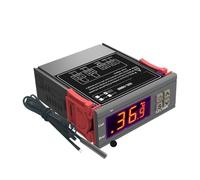 Regolatore di temperatura digitale a LED STC1000 AC110-220V Termostato termoregolatore con relè con sensore NTC for riscaldatore, congelatore, frigorifero