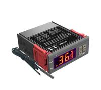 Regolatore di temperatura digitale a LED STC1000 AC110-220V Termostato termoregolatore con relè con sensore NTC for riscaldatore, congelatore, frigorifero
