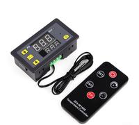Regolatore di temperatura digitale DC12 V con sensore di telecomando, ampio intervallo da -55 C a 120 C per frigorifero congelatore incubatore unità AC, alta per interruttore termostato