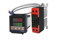 Regolatore di temperatura PID digitale REX-C100 0-400℃ Uscita SSR con relè SSR 40DA con termocoppia K Sonda da 1 m 1 pz