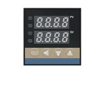 Regolatore di temperatura PID digitale REX-C100, uscita relè a stato solido, strumento termostato industriale(Silver)