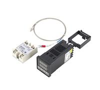 Regolatore di temperatura PID intelligente digitale REX-C100 + relè a stato solido 40A + termocoppia K K impostato da 0 a 400 AC100-240V