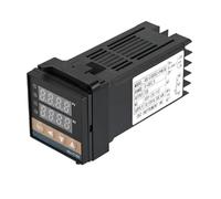 Regolatore di temperatura PID REX-C100 Termostato con display digitale a ingresso singolo tipo K AC110V-240V Uscita relè SSR 400℃(C100 SSR Output)