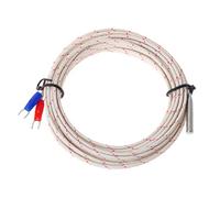Regolatore di temperatura termocoppia 0-600C K Tipo Filo 5x30mm 1M 5M per Misurazione della Temperatura Adattatore Termocoppia Ad Alta Sensibilità Tipo K