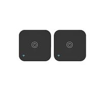 Regolatore di temperatura, Termostato Controller AC, pulsante a sfioramento Tuya APP Sensore di umidità della temperatura wireless Voce(2PCS Remote sensor)
