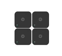 Regolatore di temperatura, Termostato Controller AC, pulsante a sfioramento Tuya APP Sensore di umidità della temperatura wireless Voce(4PCS Remote sensor)