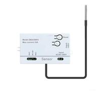 Regolatore di temperatura Zigbee con sensore impermeabile, per tuya per controllo Smart for Life App, relè a contatto secco AC85-265 V per serra, fermentazione e riscaldamento, monitoraggio climatico