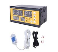 Regolatore di Temperatura, ZL-7918A Regolatore automatico for incubatrice LCD Controllo umidità temperatura XM 18 Termometro digitale