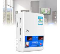 Regolatore di tensione completamente automatico Stabilizzatore di Tensione elettronico, Alta efficienza di conversione, stabilizzatore di Corrente,per Uso Domestico Stabilizzatore (White, 20000W)