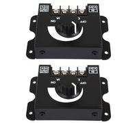 Regolatore di tensione DC-DC 30A, dimmer per alimentazione da 12-24 Volt, regolatore di luminosità regolabile per strisce luminose monocolore, confezione da 2