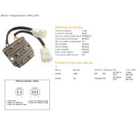 REGOLATORE DI TENSIONE DZE HONDA CBR600RR '07-'12, XL700V TRANSALP