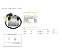 REGOLATORE DI TENSIONE DZE HONDA NX650 DOMINATOR '95-'99, '02 (31